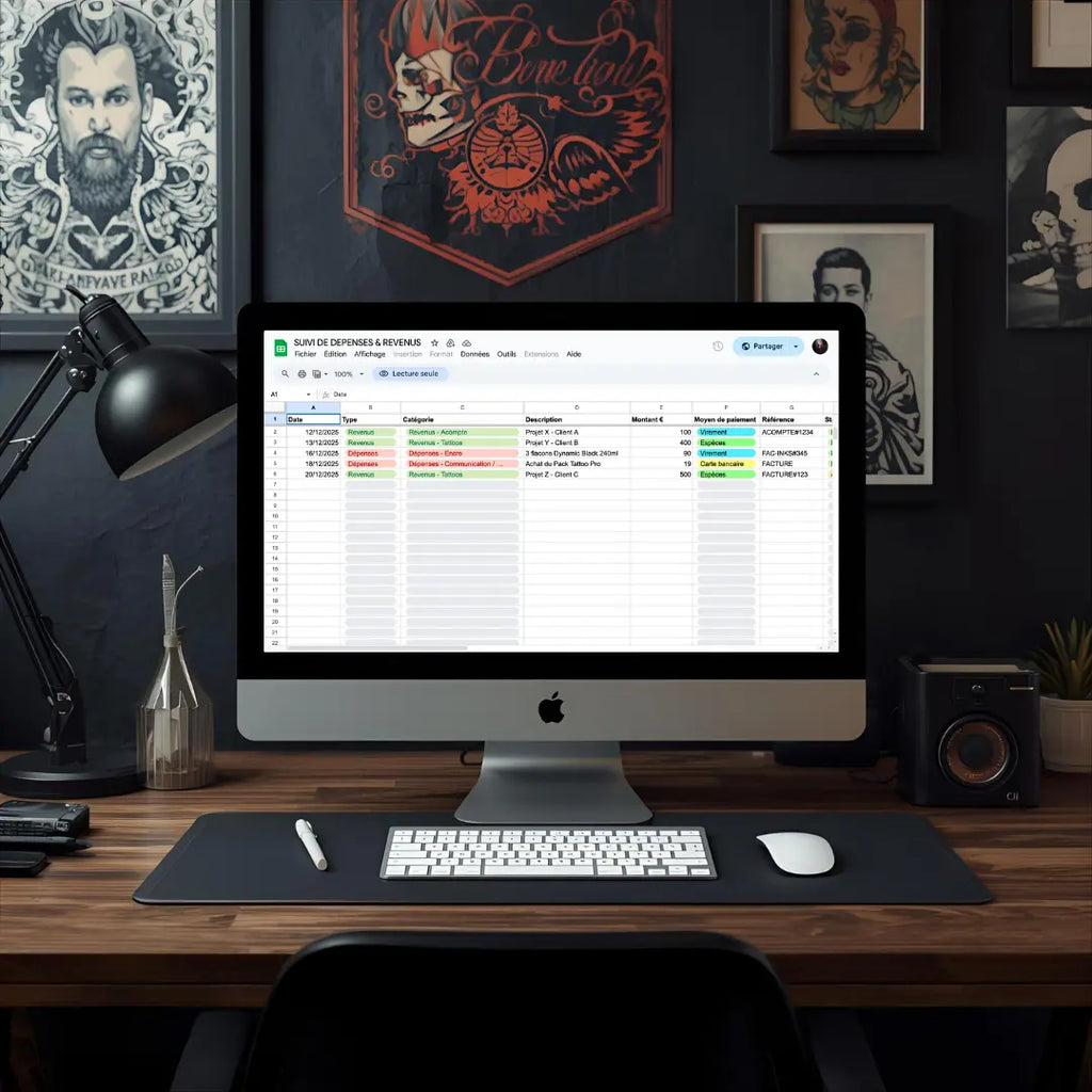 Pack Tattoo Pro - Organisation et Communication