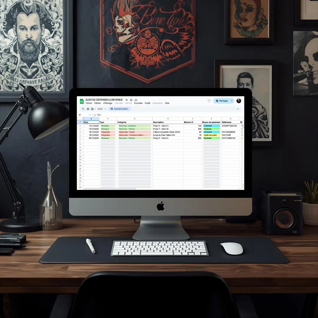 Pack Tattoo Pro - Organisation et Communication