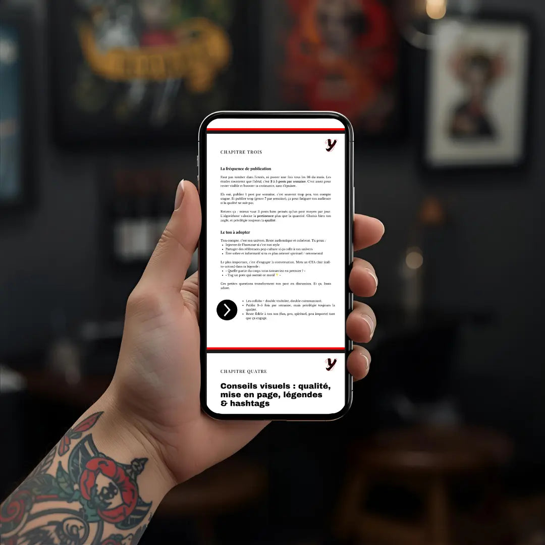 Pack Tattoo Pro - Organisation et Communication